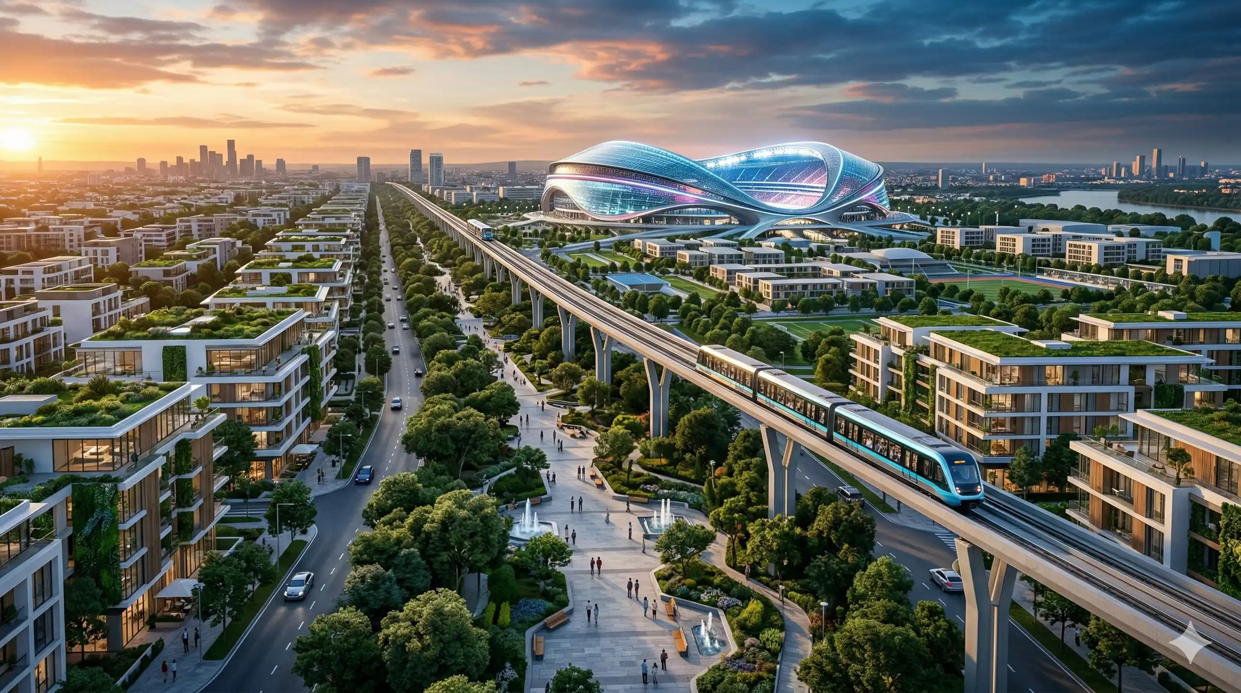 Phối cảnh Vinhomes Global Sportia