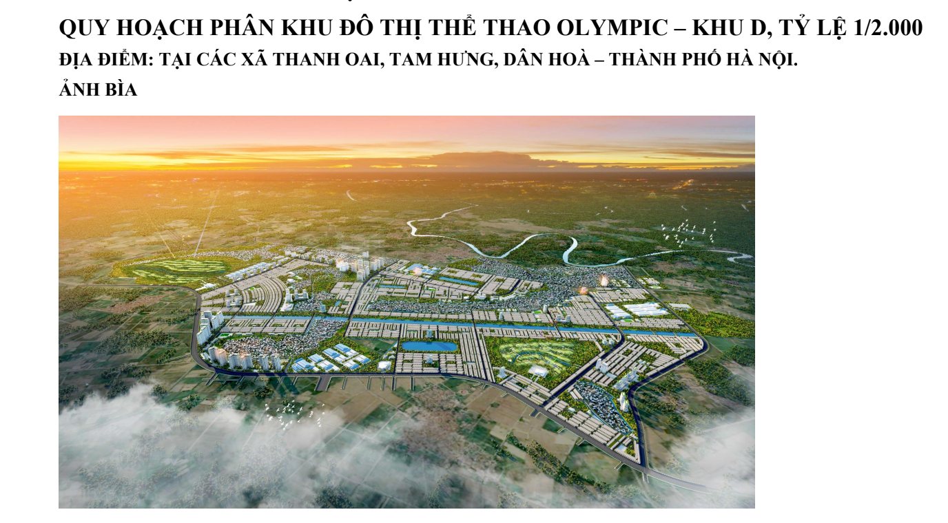 Quy hoạch phân khu D